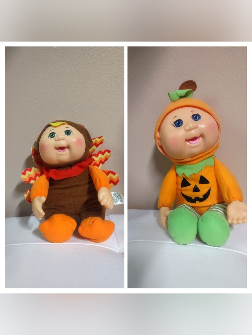 Tilly the Turkey #239 & Peter Pumpkin #19, CPK Cuties, Harvest Helpers